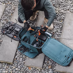 PGYTECH OneMo FPV Étui sac à dos Noir Simili-cuir, Synthétiques