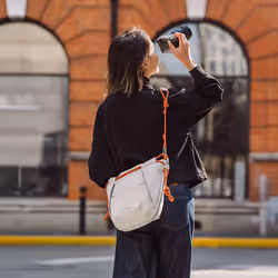 PGYTECH OneGo Rope Strap Bag Sac à bandoulière Orange, Blanc - Vue supplémentaire 2