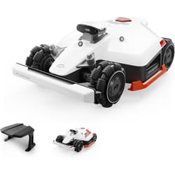 Mammotion - Robot Tondeuse luba 2 awd 3000X Kit, Jusqu'à 3000m², à 3600m², Pentes à 80%, avec Garage Standard et Formula Car Aufkleber Module 4G