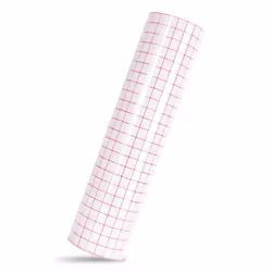 LOKLiK SG-ZYZ-0028-US-L-B2B, Rouleau de vinyle de transfert de chaleur, Vinyle de transfert thermique lisse, Rouge, Blanc, Mo ...