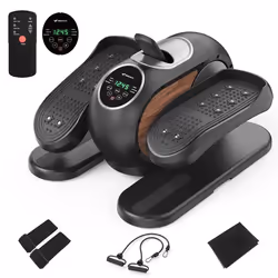 Mini Vélo Elliptique ÉLectrique Merach pour Bureau et Maison avec télécommande Écran LCD Tapis Antidérapant 12 Vitesses