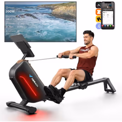 Rameur Intelligent MERACH R15 Pro – L'alliance ultime entre technologie, confort et performance pour un entraînement fun et i ...