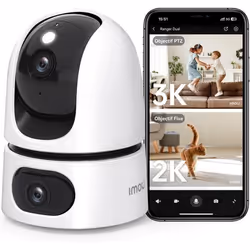 Caméra de surveillance - IMOU - 4K5MP+3MP - Vision nocturne couleur - Suivi automatique - Audio bidirectionnel