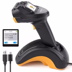 Scanner de Code-Barres - INATECK - Pro 8 - Bluetooth - Écran Tactile - Modules Doubles CMOS+CCD