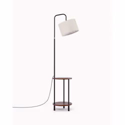 TOMONS LP03019, Marron, Salle de bains, Chambre d'enfant, Salon, Bureau, Tissu, Moderne, E27, 1 ampoule(s)