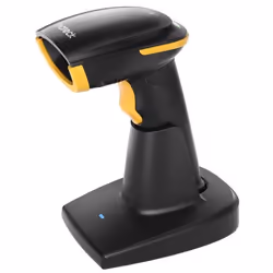 Inateck Scanner de Codes-Barres Bluetooth 2D Scanner QR Code sans Fil avec Base de Charge Intelligente Supportant AI APP SDK