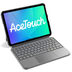 Inateck Ultraléger Clavier iPad Bluetooth pour 2025 iPad 11/10 eme Gen A16 iPad Air Pro 11 Pouces avec Pavé Tactile AZERTY