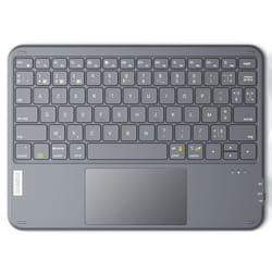 Inateck Clavier Bluetooth avec pavé Tactile Clavier sans Fil AZERTY Ultra Fin et Portable Compatible avec Windows et iPad OS