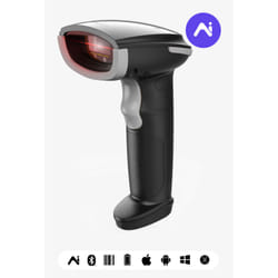 Inateck BCST-21-AI Lecteur de code barre portable 1D Laser Noir, Gris