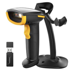 Inateck 2D Douchette Code Barre avec Support Intelligent Lecteur Code Barre sans Fil QR Code Scanner Code Barre avec APP et SDK