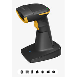 Inateck BCST-54 Lecteur de code barre portable 1D/2D CMOS Noir, Jaune