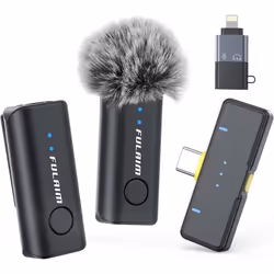 FULAIM Micro Cravate sans Fil pour iPhone Samsung Android PhoneUSB C Mini Micro Cravate à Réduction de Bruit
