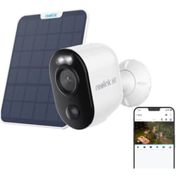 Reolink - 4K 8MP Caméra de Surveillance Exterieure 2,4/5 GHz WiFi, Vision Nocturne Couleur, Détection Personne/Véhicule/Animal, +Panneau Solaire 2