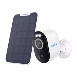 La caméra Reolink Argus B330 offre une résolution de 5 MP avec vision nocturne infrarouge et couleur. Équipée d'un panneau so ...
