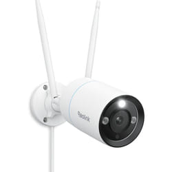 Caméra de Surveillance 4K 8MP 2,4 / 5GHz WiFi 6 Extérieure, Détection Humaine/Véhicule/Animal, Vision Nocturne Couleur, Audio Bidirectionnel, IP67