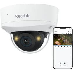 6K 12MP Caméra Surveillance Extérieure PoE, Anti-Vandalisme IK10, Grand Angle 145°, Détection Personne/Véhicule/Animal, Vision Nocturne Couleur,