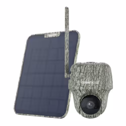 Reolink 4K 8MP 4G LTE Caméra Surveillance sur Batterie Exterieur, 360° Vue, Pan&Tilt, Détection de l'animal, Vision nocturne sans reflet, Audio