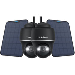 Argus pt Ultra Caméra de surveillance solaire/batterie 4K 8MP sans fil, panoramique et inclinable - Reolink