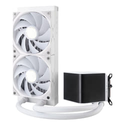 TRYX PANORAMA ARGB 240 Processeur Kit de refroidissement du liquide 12 cm Blanc 1 pièce(s)