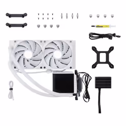 TRYX PANORAMA ARGB 240 Processeur Kit de refroidissement du liquide 12 cm Blanc 1 pièce(s) - Vue supplémentaire 5
