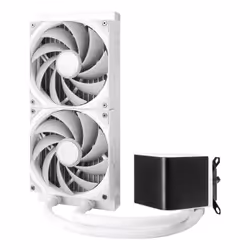 TRYX PANORAMA 280, Kit de refroidissement du liquide, 14 cm, 800 tr/min, 2600 tr/min, Blanc