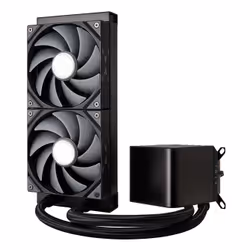 TRYX PANORAMA 240, Kit de refroidissement du liquide, 12 cm, 800 tr/min, 2600 tr/min, Noir