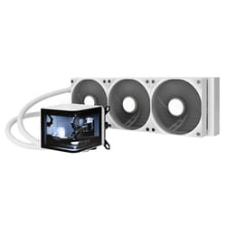 TRYX Panorama 360 Processeur Kit de refroidissement du liquide 12 cm Blanc 1 pièce(s)