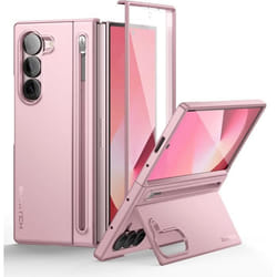 Coque - GENERIC - Samsung Galaxy Z Fold 6 - Protecteur décran intégré - Fente pour stylo - Couleur Rose
