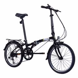 Dahon Dream D6 Vélo Pliant Adulte  20 Pouces  Vélo Pliable 6 Vitesses Freins V-Brake Sièges réglables Noir