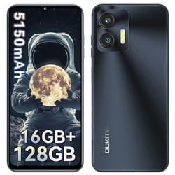 OUKITEL C36 Téléphone Mobile12Go+128Go/1To Extensible5150 mAhAndroid 14Smartphone 4G Double SIM13MP6.56FACE IDOTGnoir