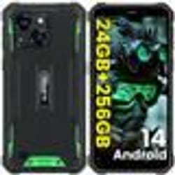 Téléphone portable OUKITEL WP32 ProAndroid 14Double SIM256 Go ROM1 To24 (6+18) Go RAM6300 mAhP68NFCOTGvert