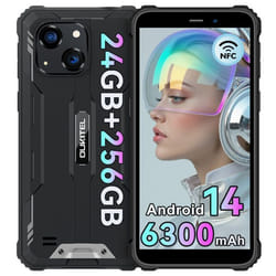 Téléphone portable OUKITEL WP32 ProAndroid 14double SIM256 Go ROM1 To24(6+18)Go RAM6300mAh SmartphoneNFCNoir
