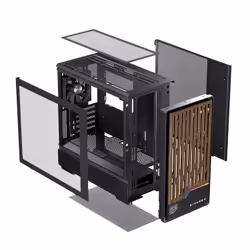 Einarex EXCS-PM-400C-B unité centrale Midi Tower Noir