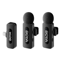 BOYA Système de microphone sans fil BY-V2.0 2,4 GHz 2,4 GHz