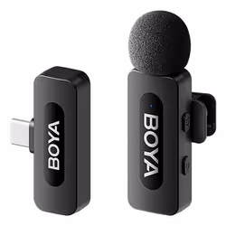 BOYA Système de microphone sans fil BY-V2.0 2,4 GHz 2,4 GHz, Microphone à clipser, 20 - 16000 Hz, 80 dB, Sans fil, USB, 100 m
