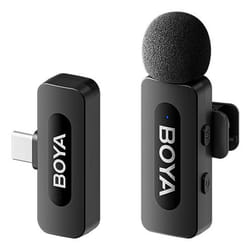 BOYA Système de microphone sans fil BY-V2.0 2,4 GHz 2,4 GHz