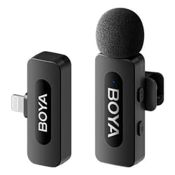 BOYA Système de microphone sans fil BY-V2.0 2,4 GHz 2,4 GHz