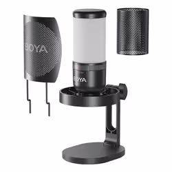 BOYA k | Microphone USB du condenseur d'éclairage vibrant - Vue supplémentaire 5