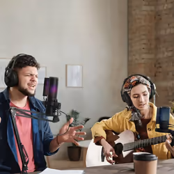 BOYA k | Microphone USB du condenseur d'éclairage vibrant - Vue supplémentaire 8