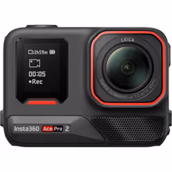 Insta360 Ace Pro 2 Dual Battery caméra pour sports d'action 50 MP 8K Ultra HD 25,4 / 1,3 mm (1 / 1.3") Wifi 1,13 kg - Vue supplémentaire 2