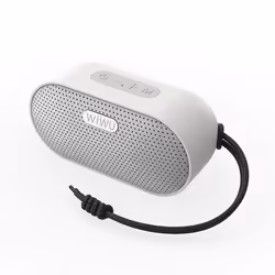 WIWU H8, 5 W, Avec fil, 10 m, Enceinte portable stéréo, Cylindre, Métal, Plastique, Silicone