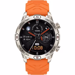 Montre connectée VALDUS VD36 Pro 2025 Silver avec Fonction téléphonie - Écran AMOLED - Coureur continu Indestructible