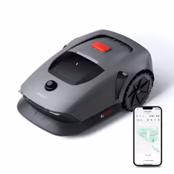 MOVA Tech M600 KIT, Tondeuse à gazon robot, 600 m², 45%, 24°, IPX6, Noir, Gris, Rouge