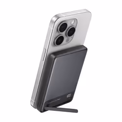 Powerbank sans fil Magnétique MagPro Slim 10000mAh 2 ports USB C+C Noir Iniu