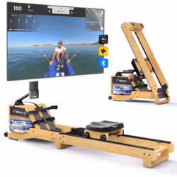 Rameur à Eau d'Appartement MERACH – L'innovation Ultime pour un Aviron Indoor Ultra-Immersif Résistance aquatique intelligent ...