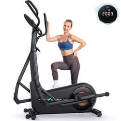 Vélo Elliptique, Pour Maison, 8 Niveaux De Résistance, Réglage Manuel, Avec Moniteur, App Connecté, MERACH