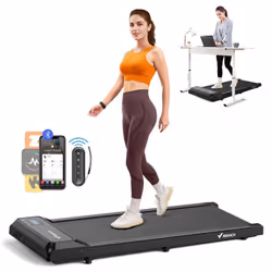Combinez sans effort la vie quotidienne et le fitness avec le tapis de course sous bureau MERACH Tapis de course compact, sil ...