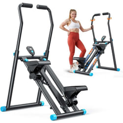 Merach - Mini Stepper Pliable, Écran lcd, Structure Renforcée, Entraînement Maison, Charge Max 150 kg