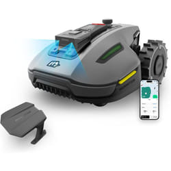 Mammotion YUKA Mini 800 avec Garage Standard, Tondeuse Robot avec abri, Recommandé 800 m², Max. 1200 m², Pente à 50%, avec Module 4G, Hauteur de