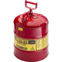 Récipient de collecte en acier, capacité 19 l, rouge - Justrite